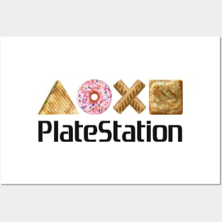 Playstation Platestation Greggs Style Posters and Art